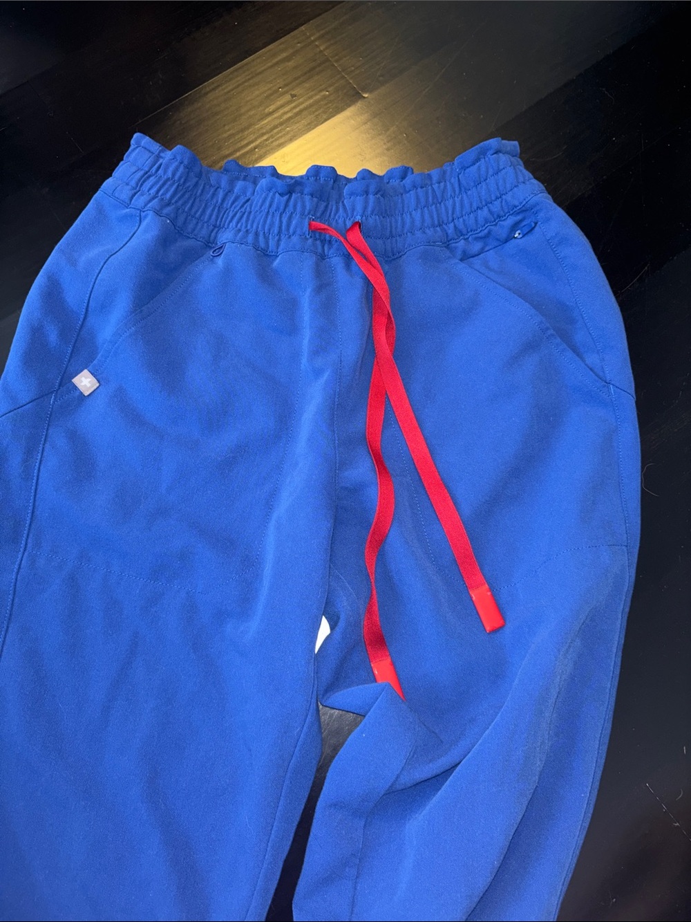 Figs winning blue Uman joggers